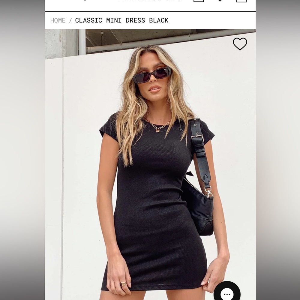 CLASSIC MINI DRESS BLACK